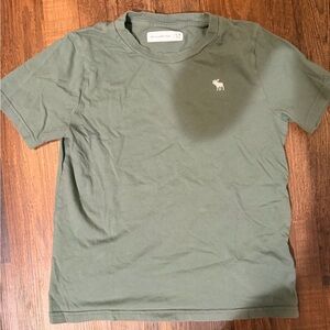 Abercrombie & Fitch Olive Green Short-Sleeve Crewneck T-Shirt